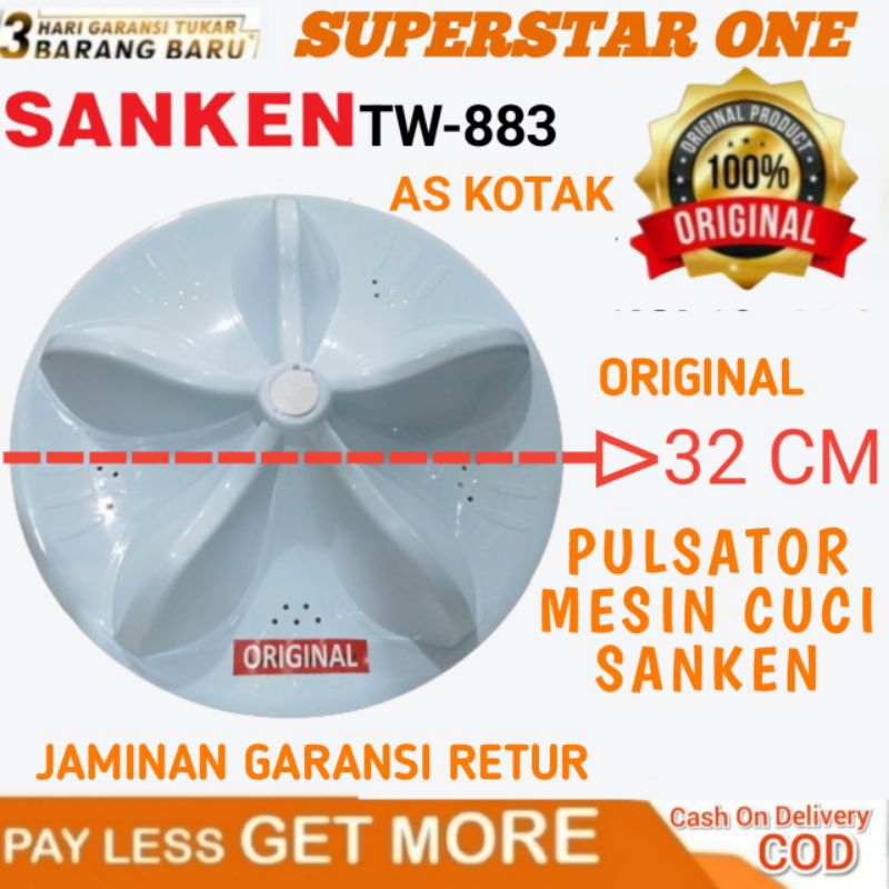 PULSATOR MESIN CUCI SANKEN TW-883 PULSATOR AS KOTAK