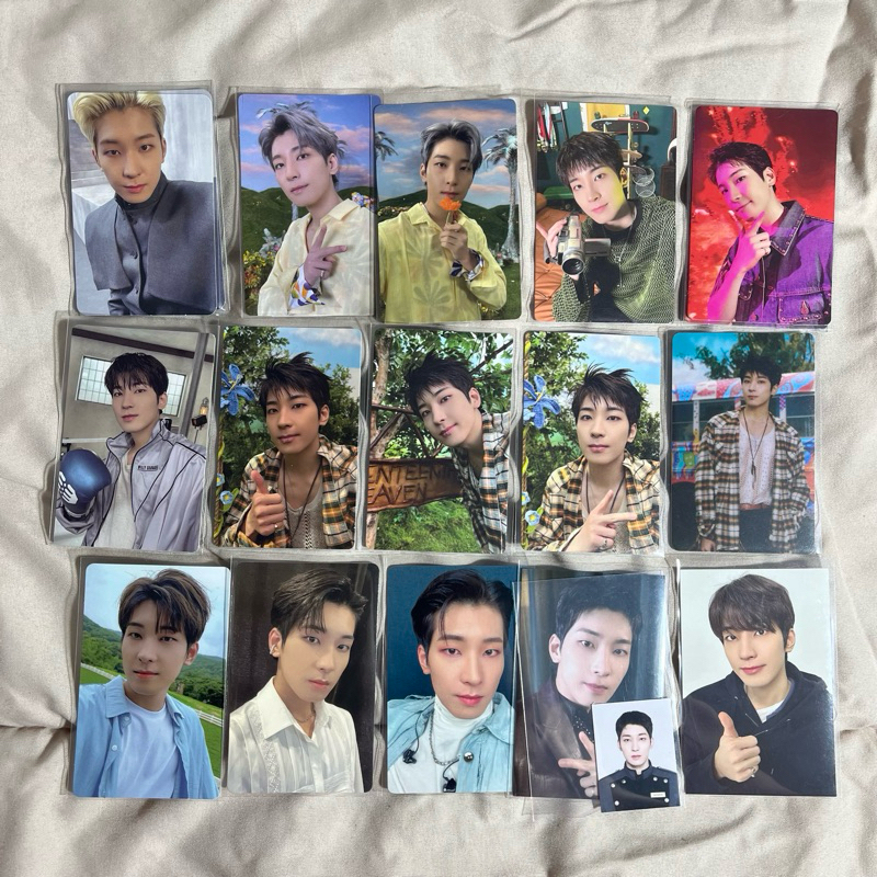 pc wonwoo seventeen / fts fml henggarae / face the sun control op1 hgr ktown bene weverse photocard 