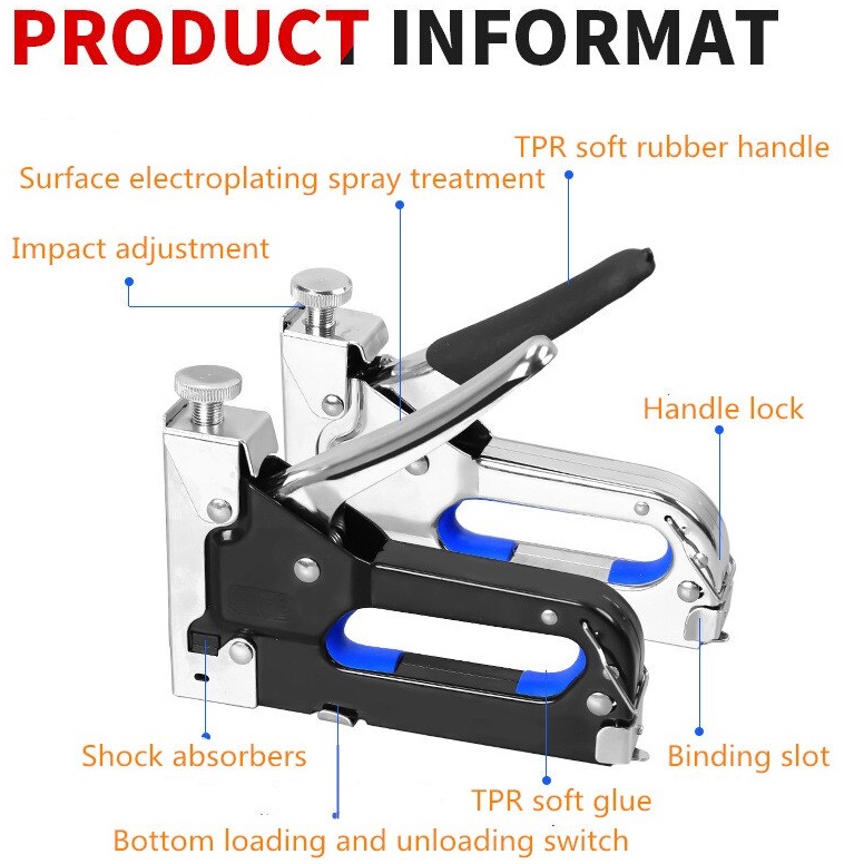 

KODE Q2E9 Staples Tembak 8Mm 5 pcs 138 Gun Tacker Stapler Jok Staples dan Isi Stapler Perekat 65666544