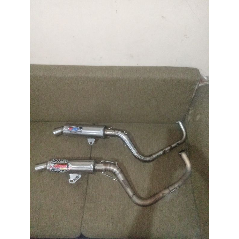 Knalpot Bebasan WRC WR8 / Knalpot Bebasan ARM X Header WRC Cobra Sunblasting Second Like New