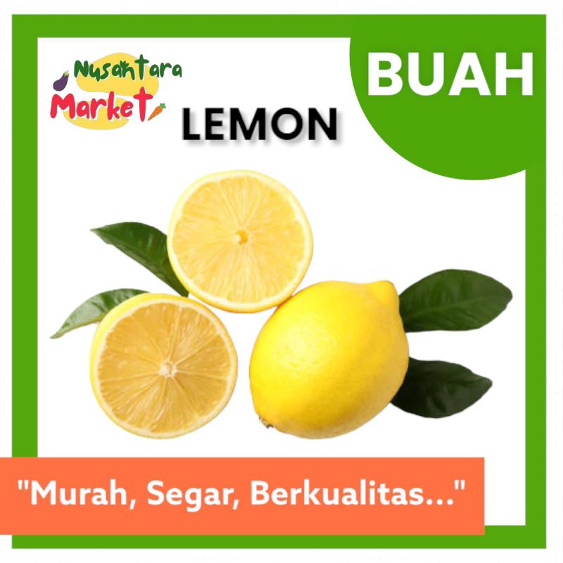 

LEMON CALIFORNIA | 250GR | JERUK LEMON | NUSANTARA MARKET