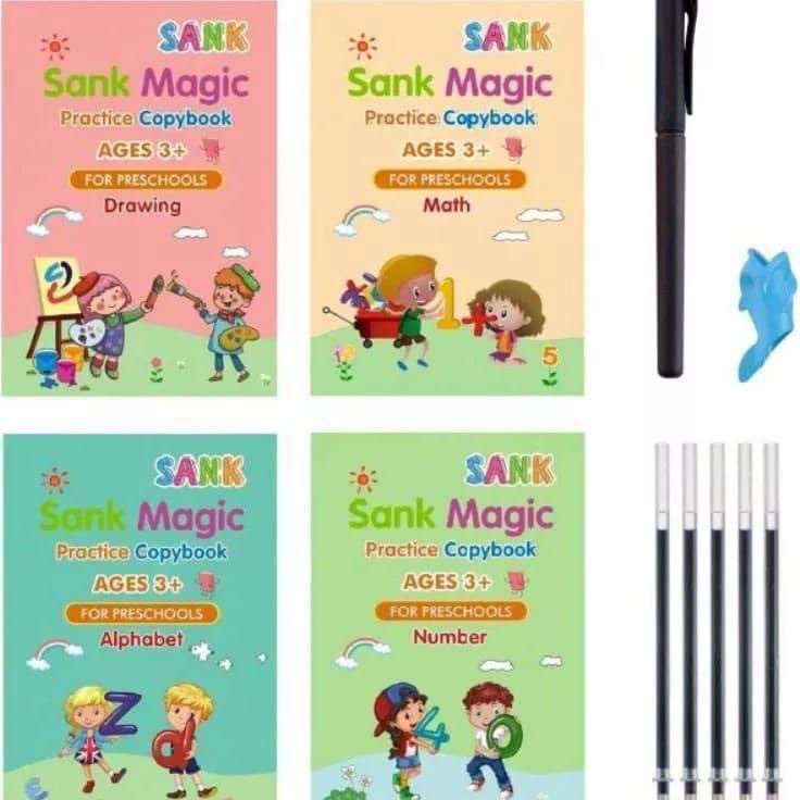 

Super Peminat SANK Magic Book 1 SET ISI 4 BUKU PULPEN Buku Belajar anak