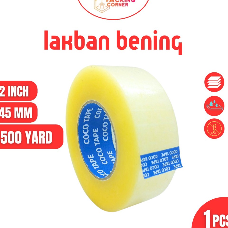 

Best Update Lakban Bening 2 Inch 5 Yard 45mm 48mm 2 5Y Tape Plakban Isolasi