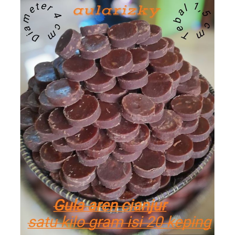 

GULA AREN CIANJUR 1 KG ISI 20 PCS