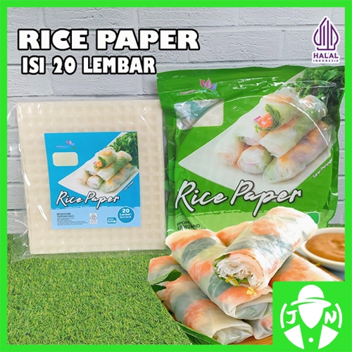 

JN - RICE PAPERS 20 Lembar Kulit Lumpia rice papers - JAVA SUPER FOOD