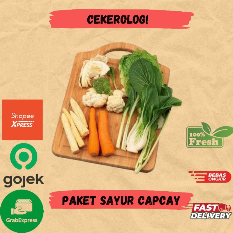 

Paket Sayur Capcay 1pack / Paket Sayur Capcay Fresh Berkualitas / Paket Sayur / Sayur Capcay / JABODETABEK / Sayur Segar / Sayuran /Sayur