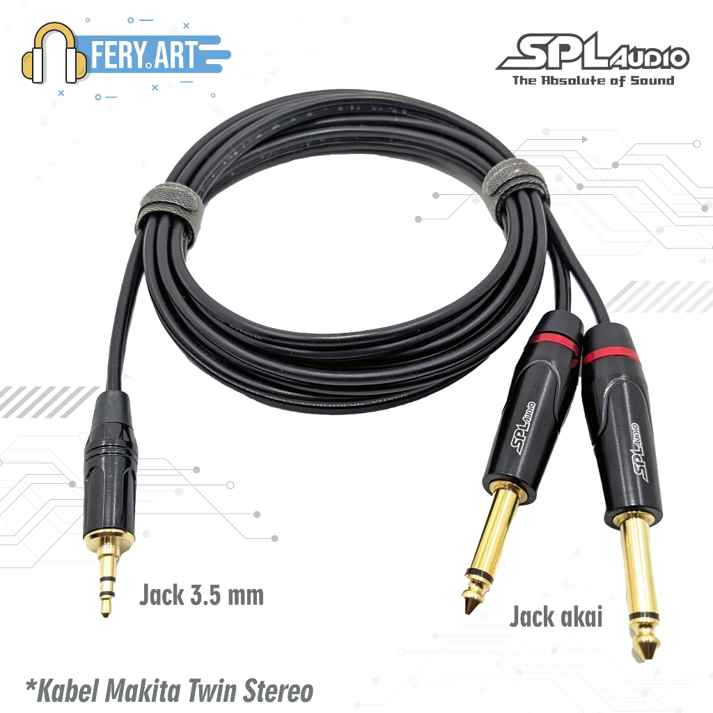 Jack HP ke Mixer SPL Audio x Makita