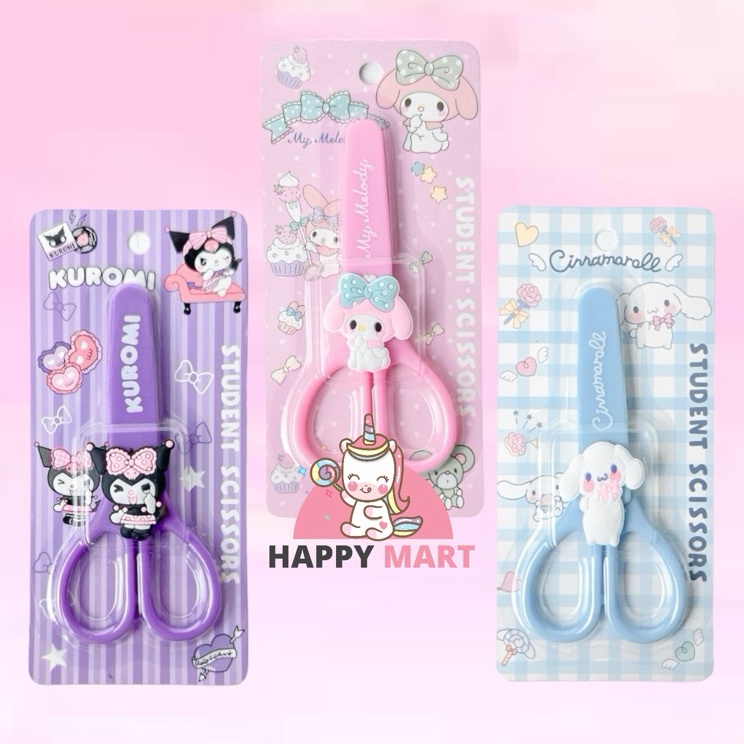 

First Update Gunting motif sanrio Gen 2 kuromi melody cinnamoroll