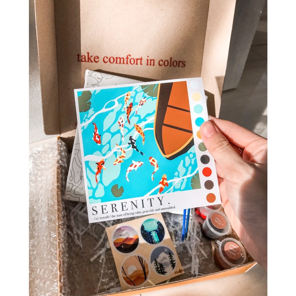 

Sekarang Populer Paint By Number Serenity ByPainters Painting Kit 2x2cm Kanvas 1 Akrilik Kit Melukis