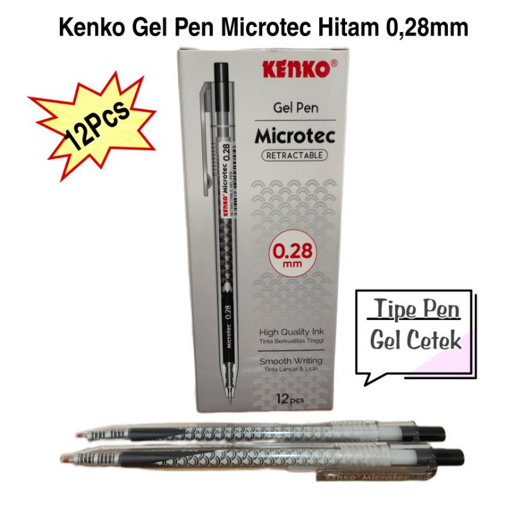 

KODE U8Z4 PULPEN PEN GEL KENKO MICROTEC 28MM GROSIR