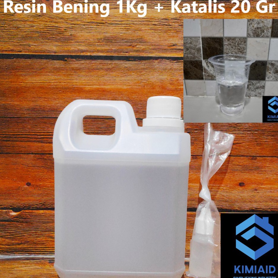 

ART K92W Resin Bening 1Kg Katalis 2 Gram Resin Bening Resin Polyester Unsaturated Polyester Resin