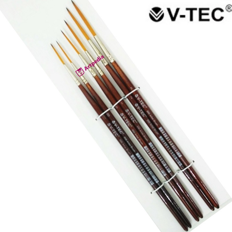 

KODE R5N Terbaru VTec Fat Liner Brush VT996 Set 6 Kuas Lukis Set 6 Script Liner Kuas Panjang Termurah