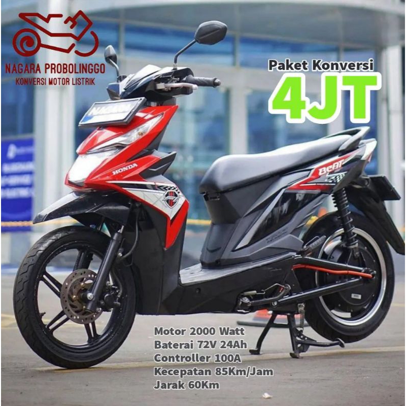 Paket Konversi Motor Listrik Beat