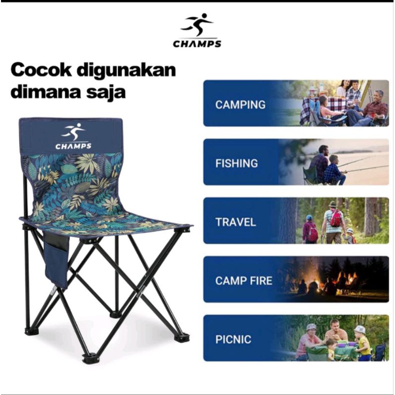 Kursi piknik, Kursi lipat size L  (cocok buat anak2)