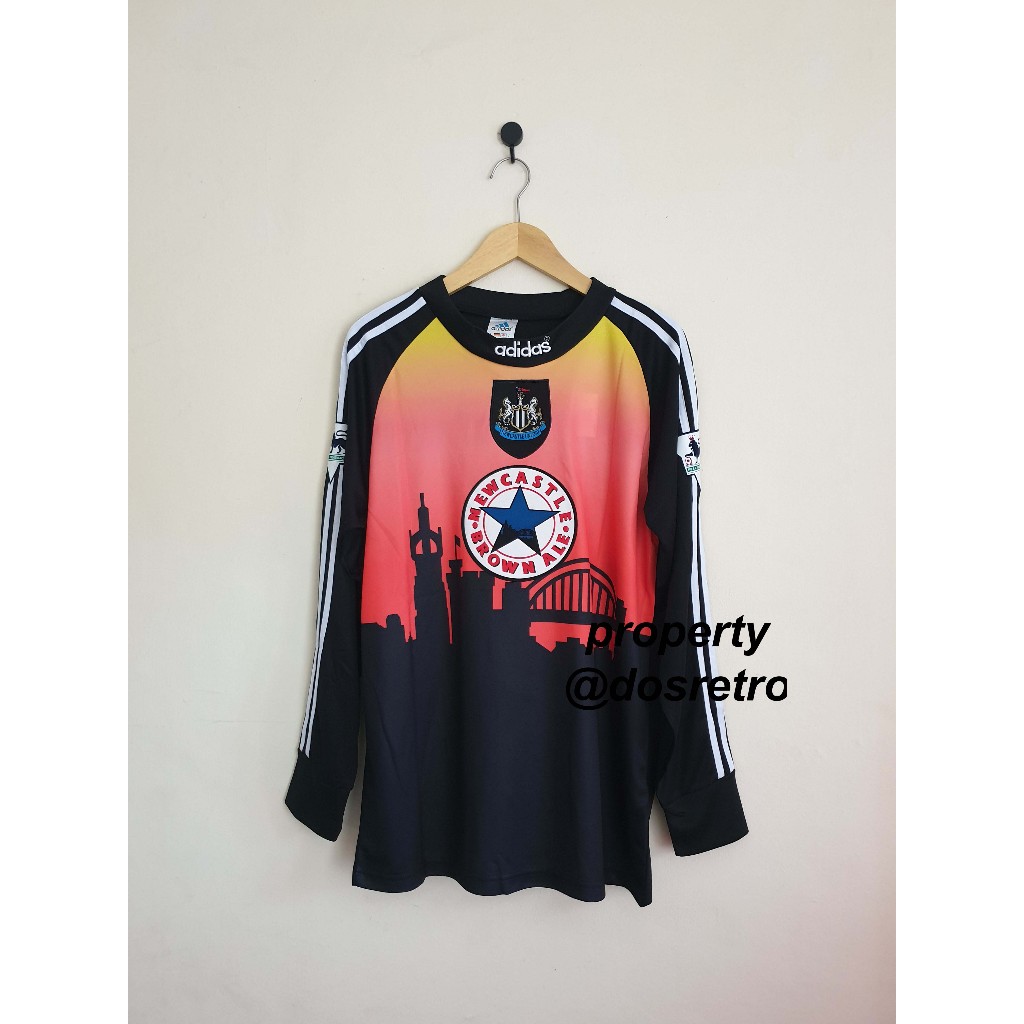 Jersey Retro Rare Newcastle United Goalkeeper 1996 1997 SRNICEK