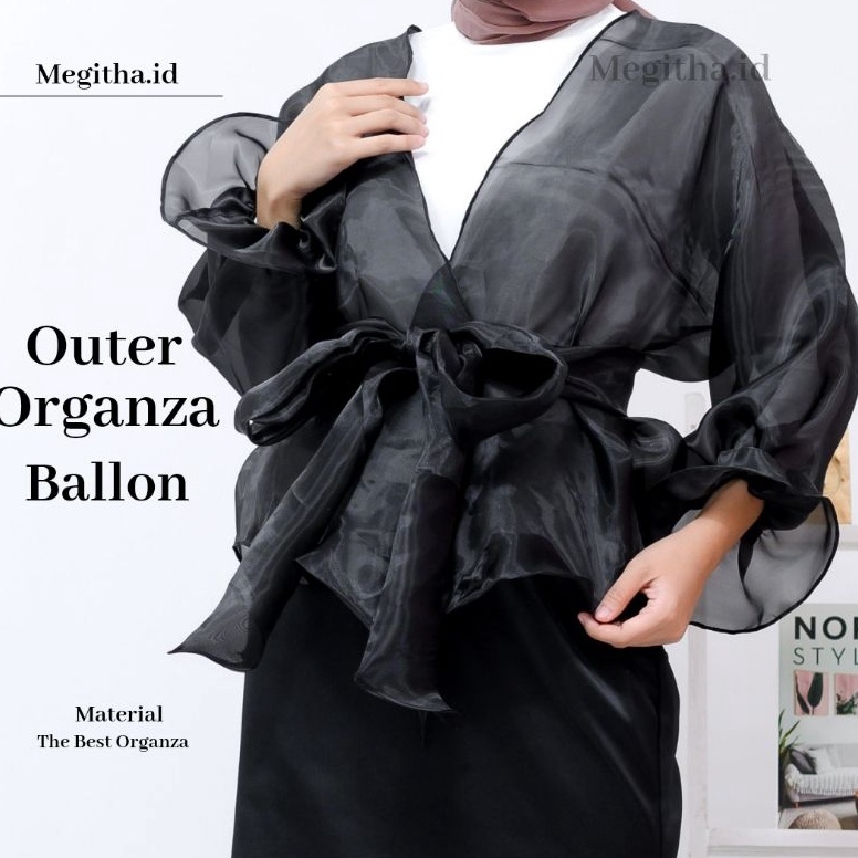 99 STOK READY outer organza  outer organza wrap  rompi organza