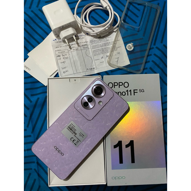 oppo reno 11f 5g ram 8/256 like new
