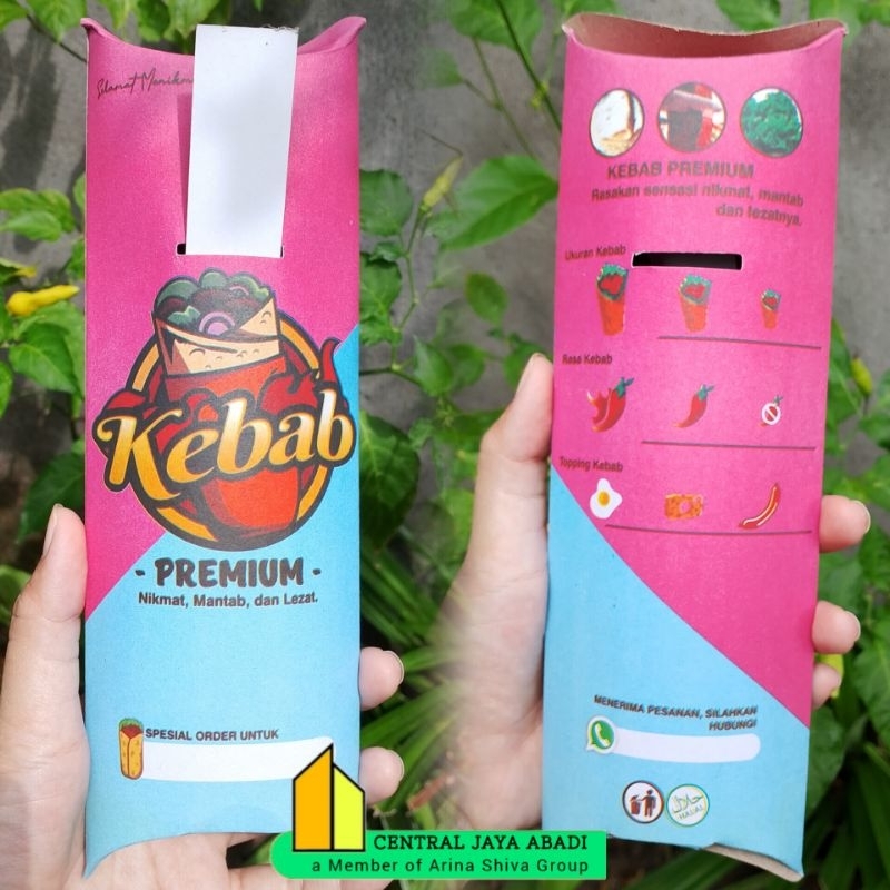 

150 KERTAS KEBAB TARIKAN BAHAN DUPLEK UKURAN 24 × 9,2 CM HIGH QUALITY TEBAL PRODUK TERBARU | KOTAK KEBAB DUPLEK PUTIH KEKINIAN | DUS KEBAB VIRAL TIKTOK | KEMASAN KEBAB | TOKO KEBAB OFFICIAL | CENTRAL JAYA ABADI | SHIVACORP 11418