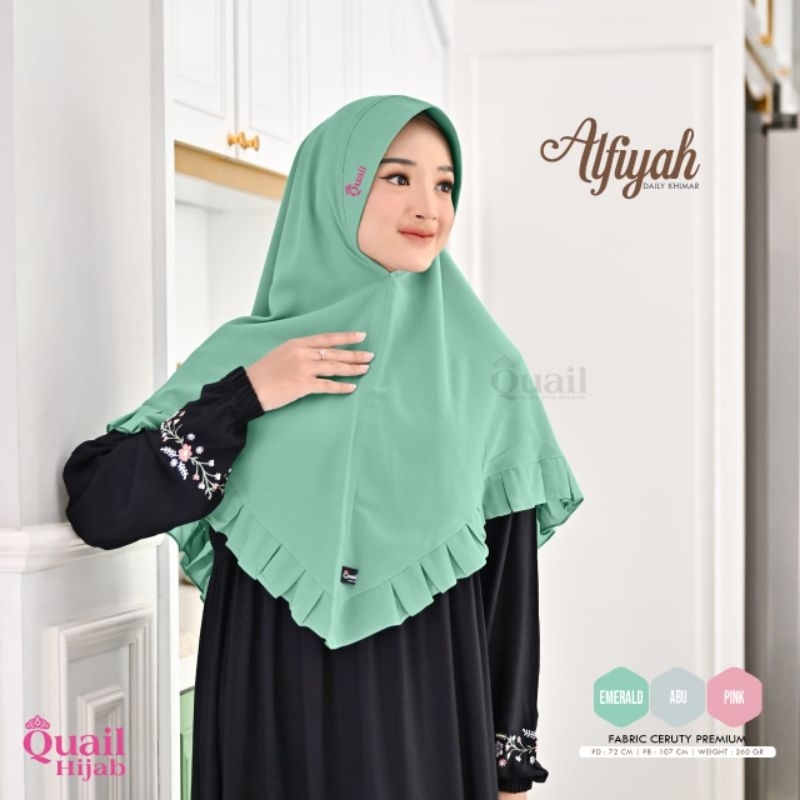 Ori Quail hijab - Alfiyah Daily Khimar