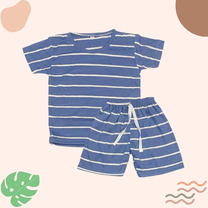 	 Babynkids - Setelan anak Laki-laki / Setelan anak salur / Baju anak / Setelan anak unisex / Seteelan anak 0-5 tahun / Baju anak oneset	