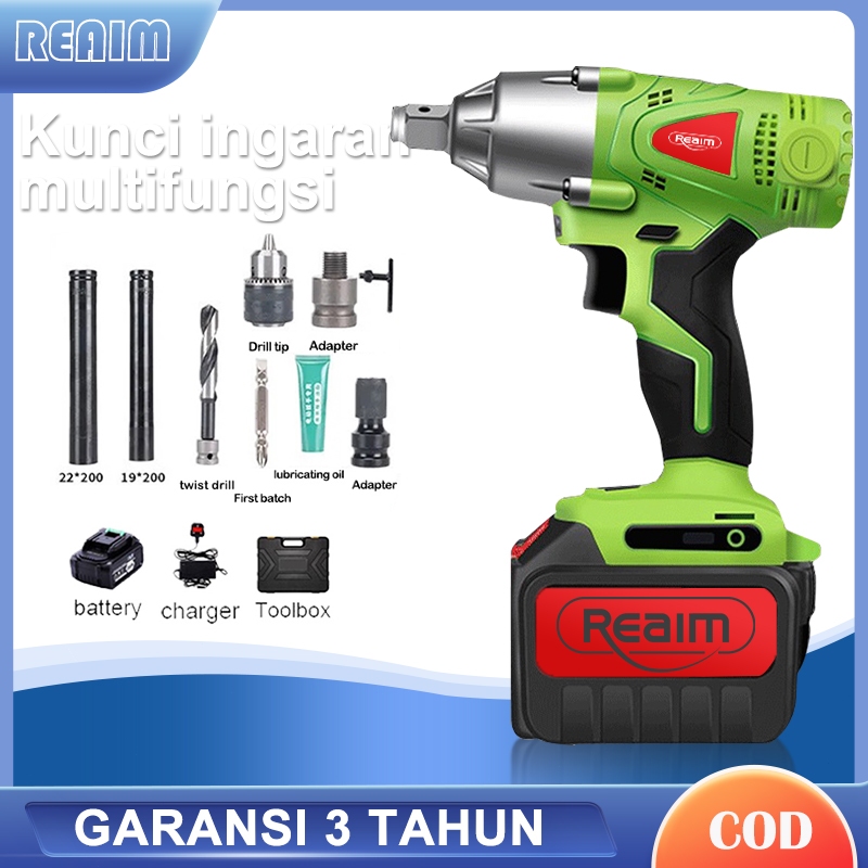 REAIM impact baterai  bor impact impact murah impact wrench impact murah berkualitas impact apr bor 