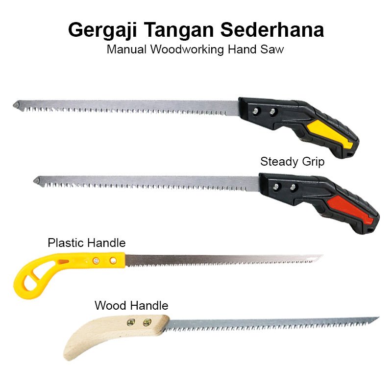 Gergaji Kayu Gergaji Tangan Manual Gergaji Lipat Super Tajam Woodworking Hand Saw