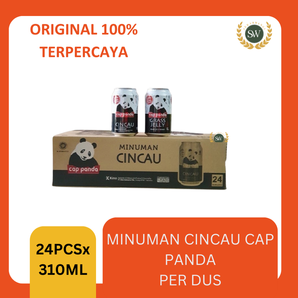 

MINUMAN CINCAU CAP PANDA - PER DUS - ISI 24PCS X 310 ML)