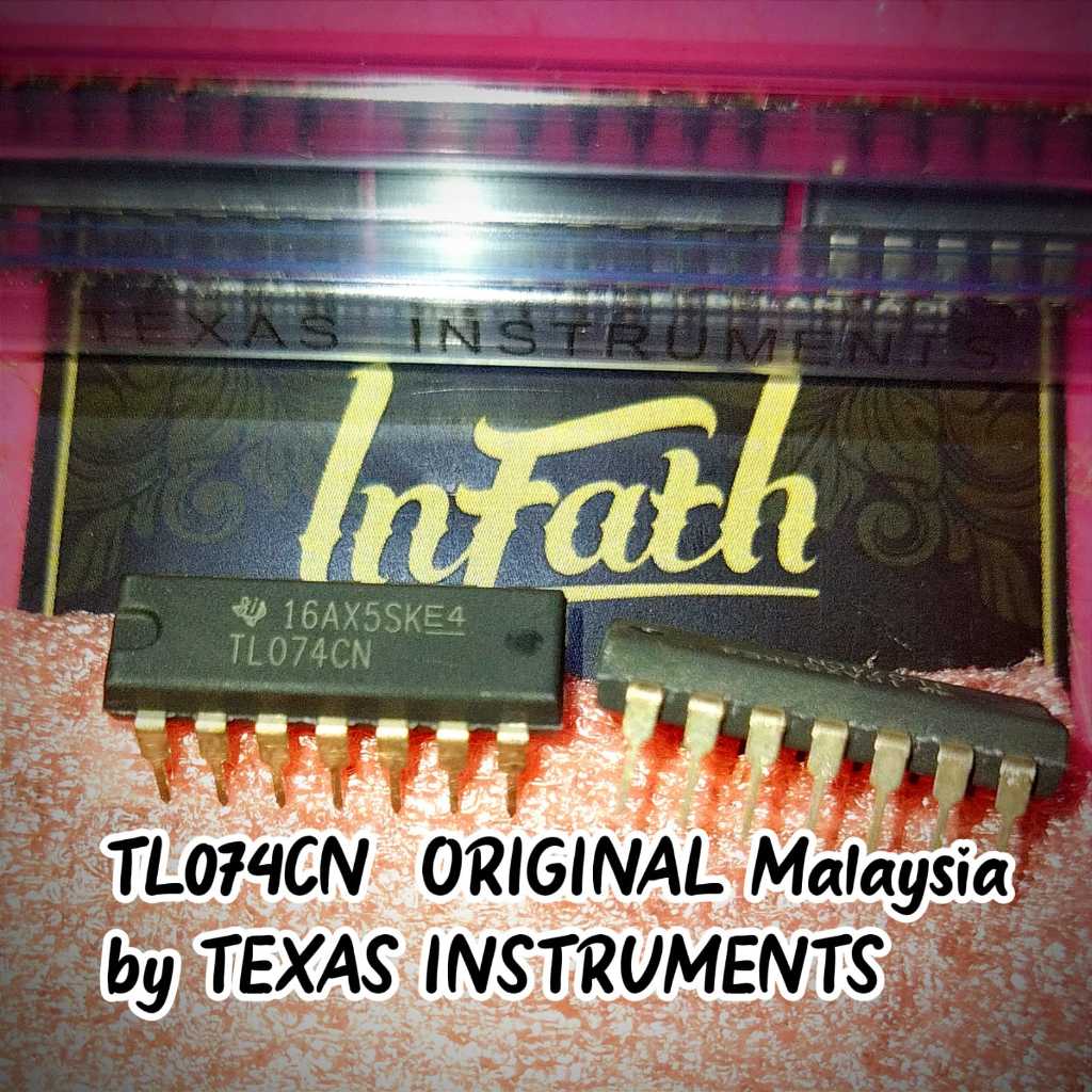 TL074CN JRC074D Asli Texas instrument - InFath - Ori Original JAPAN Malaysia TL074 TL 074 CN JRC074 