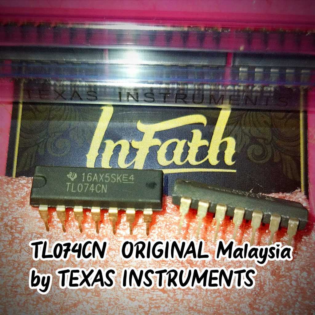 InFath - TL074CN JRC074D Asli Texas instrument Ori Original JAPAN Malaysia TL074 TL 074 CN JRC074 JR