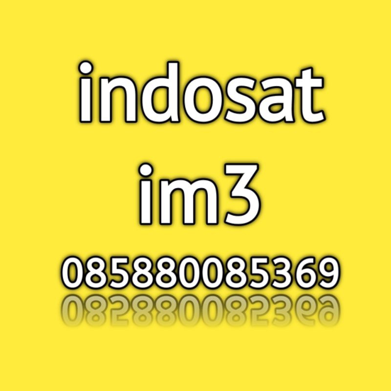 nomor cantik im3 indosat 369 ( 5369 )