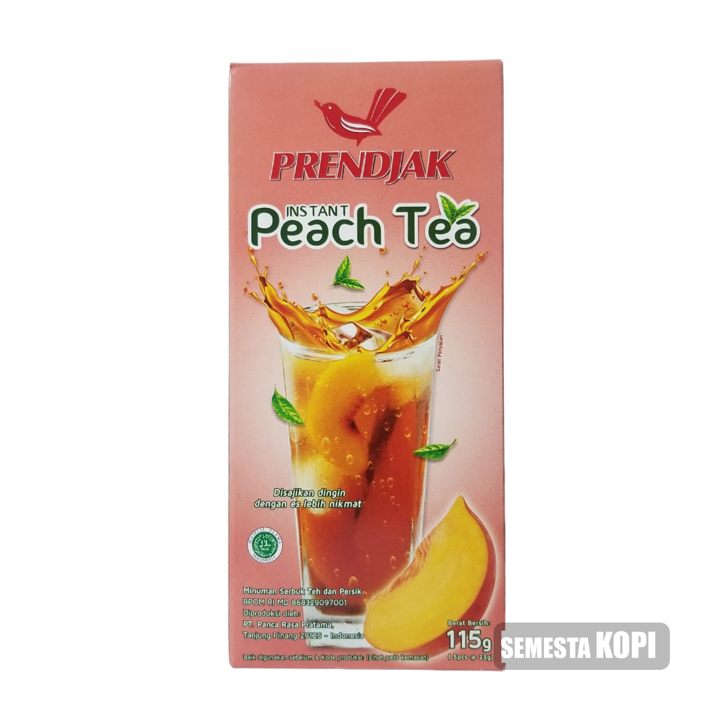 

Teh Prendjak Instan Peach Tea ( Buah Persik ) - 5 sachet @ 23g