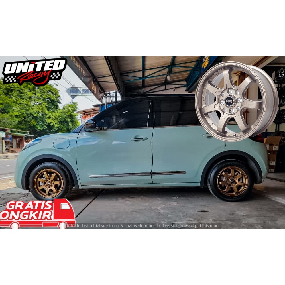 VELG MOBIL WULLING BINGUO EV RING 15 HSR BOROKO TJH R15 BRONZE VELEG JDM STYLE PALANG 7