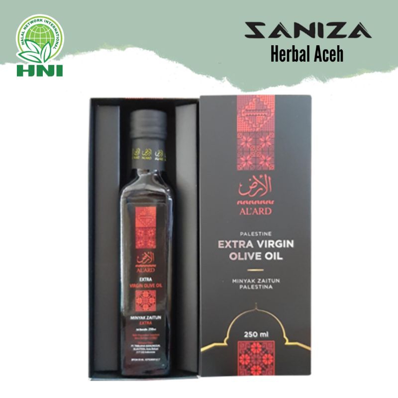 

minyak zaitun al-ard palestine extra virgin olive hni hpai 250ml