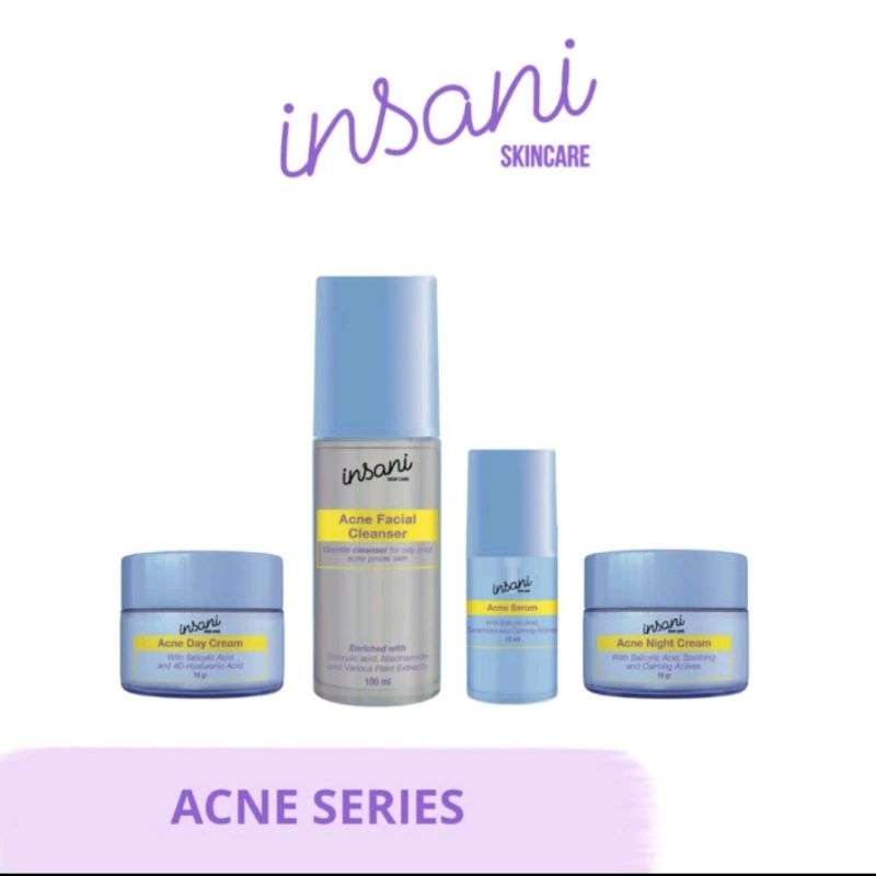 INSANI SKINCARE PAKET ACNE BPOM & FORTE KLINIK APOTEKER