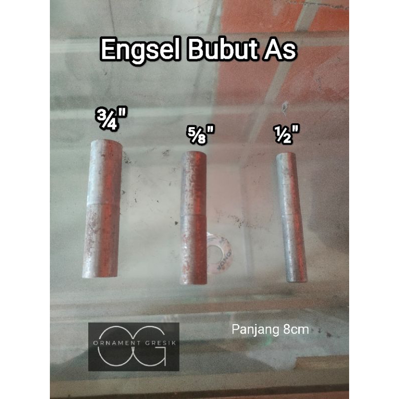 ENGSEL BUBUT AS ORNAMEN AKSESORIS PAGAR BESI