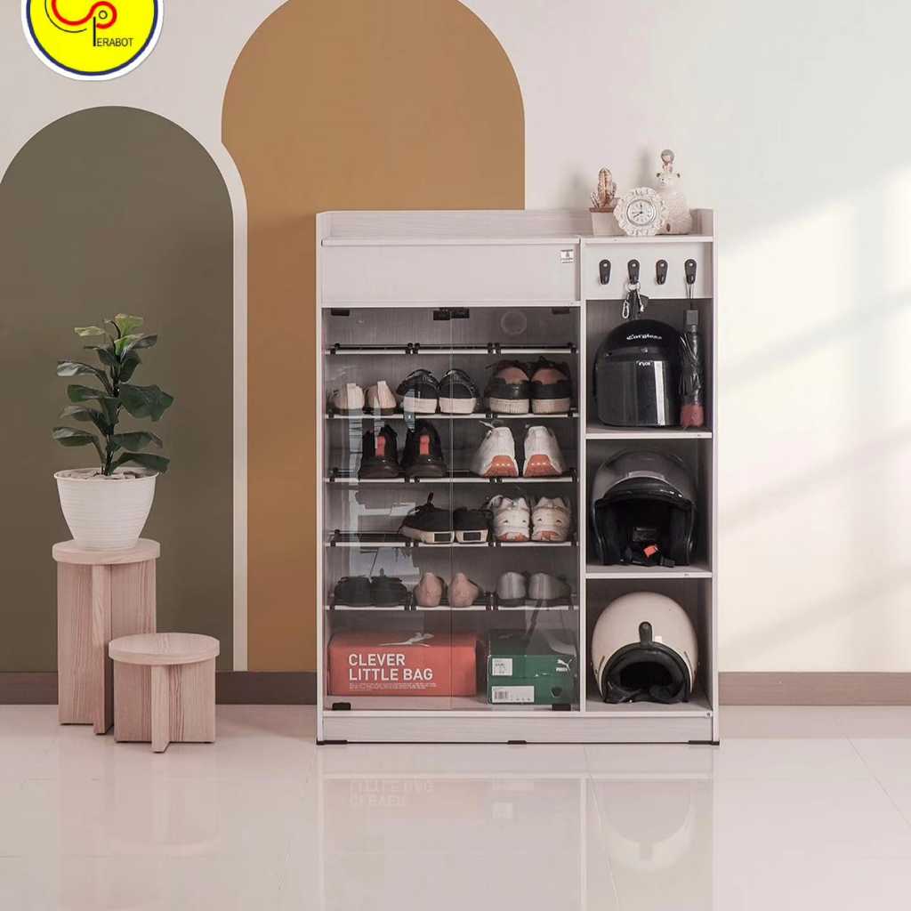 Rak Lemari Sepatu Olympic Vanila Minimalis Mewah