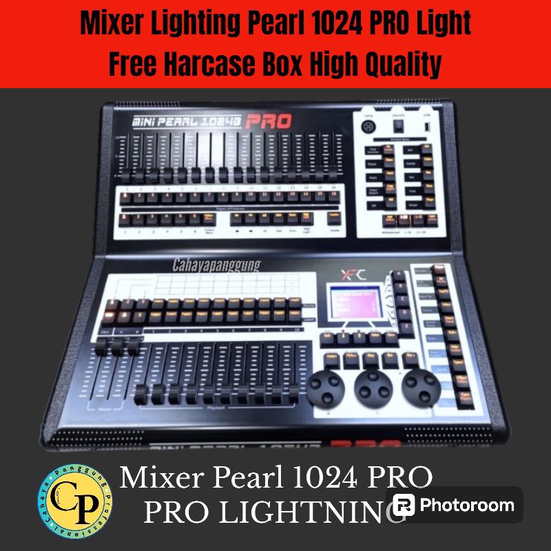 Mixer Lighting Pearl 1024B Pro Lightning Controller Free Harcase Box