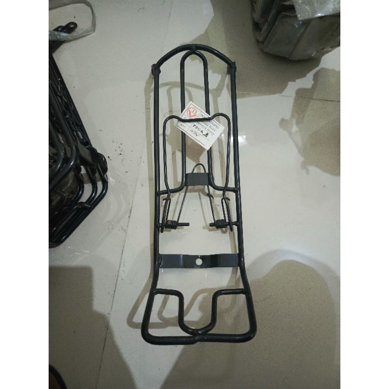 rak jepit bagasi tangga angsang keranjang tengah yamaha vega r new besi tebal hitam