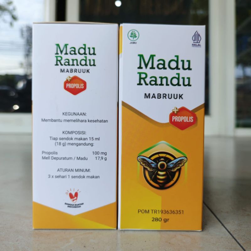 

Madu Randu Propolis Mabruuk 280 gram untuk jaga stamina tubuh