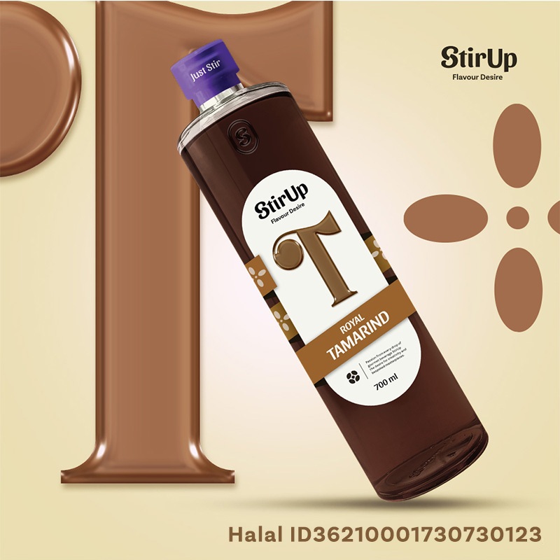 

Sirup Syrup Gourmet StirUp Rasa Royal Tamarind