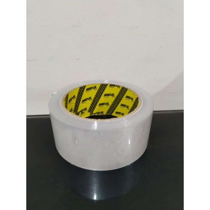 

Lakban Plakban Max Tape 45mm X 100 Yard Maxtape Solasi Bening 45mm kualitas nachi Lakban Bening Murah
