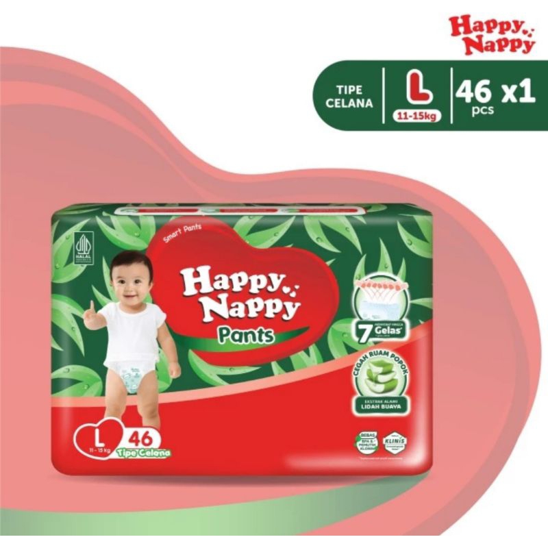 Pampers Happy Nappy Pants L46/Happy Nappy Pants L 46