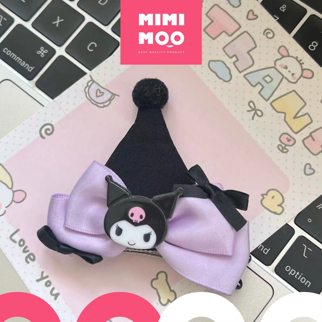 MIMIMOO Jepitan Rambut Lucu Karakter Sanrio Special Kuromi