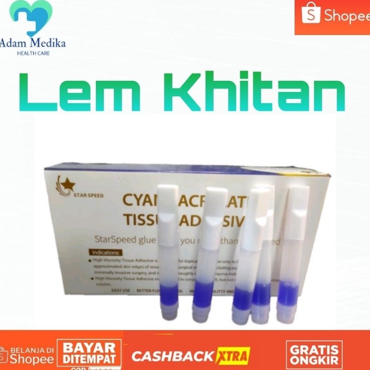 KODE P3X5 Lem sunat modern lem adhesive super ring