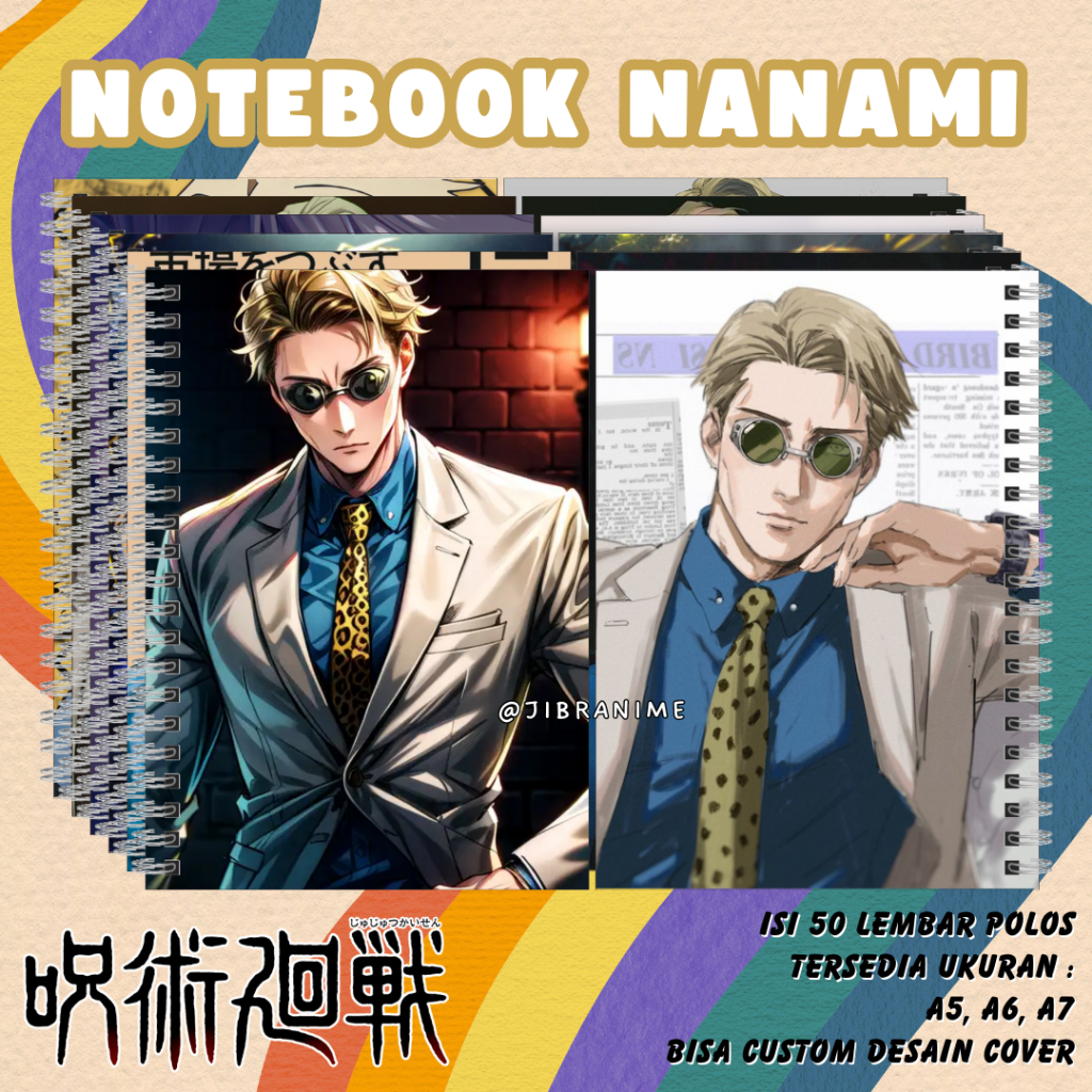 

NOTE BOOK NANAMI JUJUTSU KAISEN / NOTEBOOK NANAMI JUJUTSU KAISEN / BUKU CATATANNANAMI JUJUTSU KAISEN / NANAMI JUJUTSU KAISEN