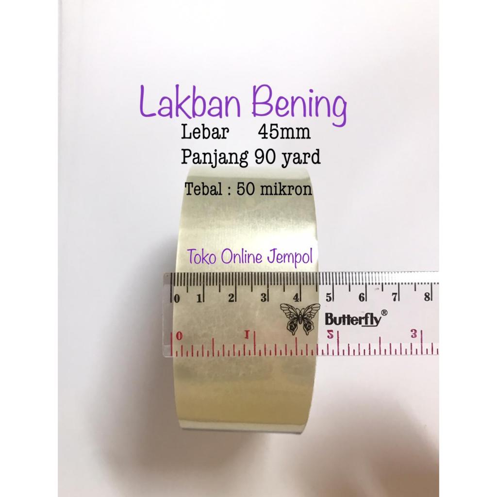 

BESAR lakban SKS 45mm plakban transparant 90 yard bening ATK1115SK