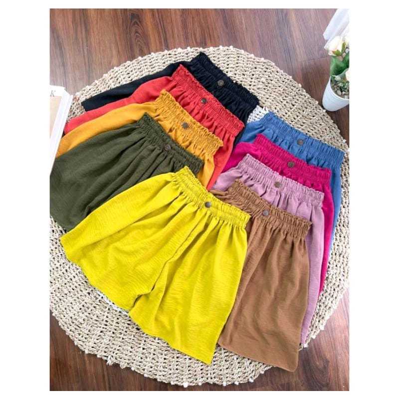 CELANA PANTS CRINKLE PENDEK CELANA PENDEK WANITA COD