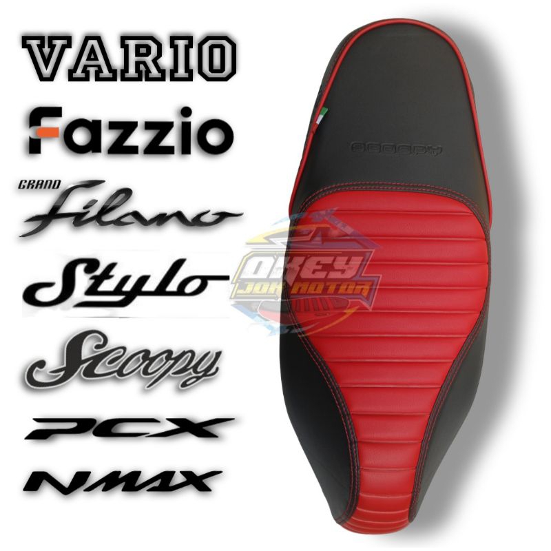 kulit jok motor/CUSTOM jok motor/ CAFERACER ORIGINAL/kulit jok motor vario/kulit jok motor scoopy