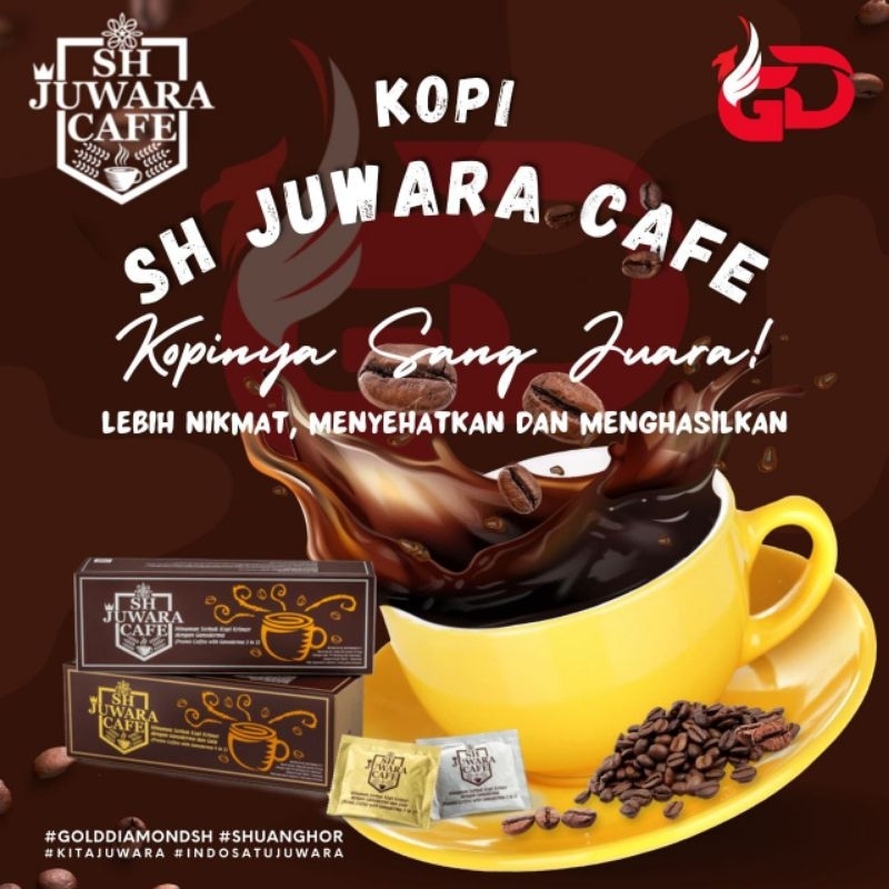 

SH Juwara Cafe. Ganoderma. Kopi Kesehatan. Isi 20 sachet