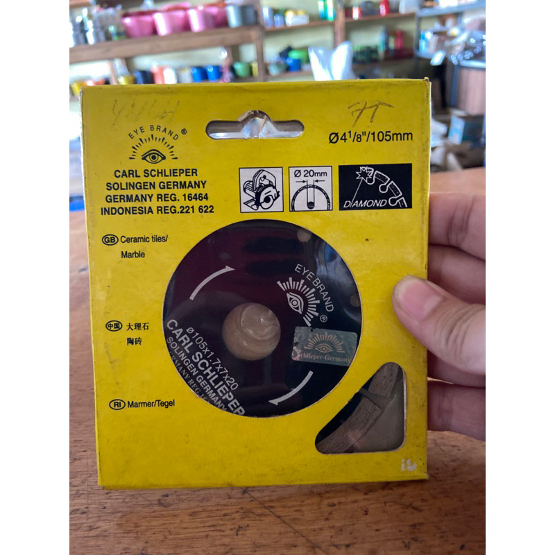 Pisau Potong Keramik Mesin Gerinda Merk Carl Schlieper